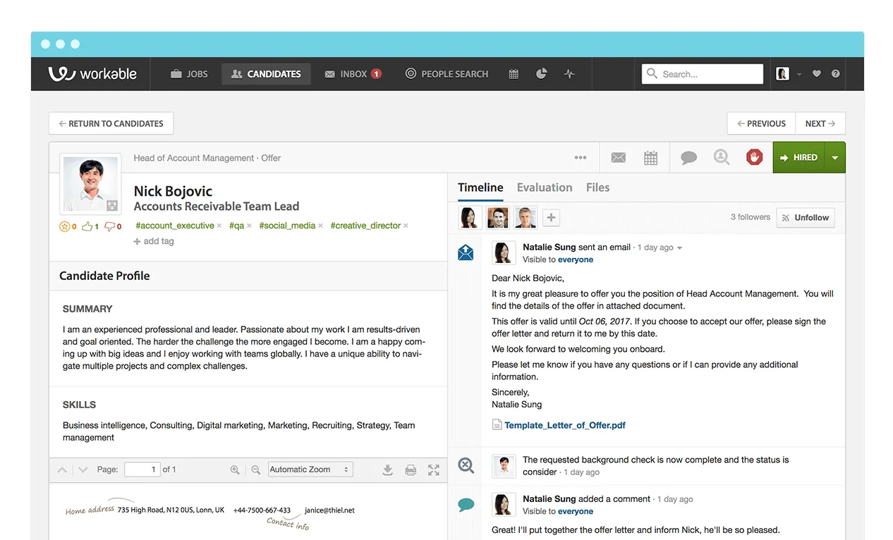 Record the interview with Noota